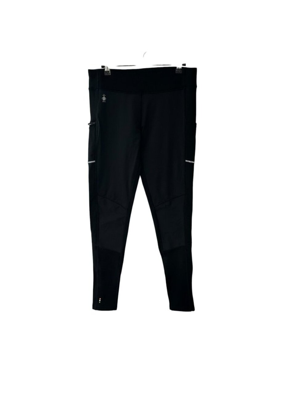 SMARTWOOL Women's Merino Wool Sport Fleece Wind Tight Pants BLack With Pockets
